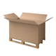 cardboard pallet box / storage / industrial / for pallet
