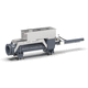 single-piston hydraulic pump / electro-hydraulic / steel / for sludge