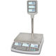 retail scale / price computing / with LCD display / stainless steel