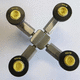 hydraulic control block / pneumatic / steel