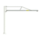 pillar jib crane / rotary / overbraced / articulated