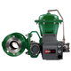 ball valve / pneumatic / for control / flange
