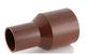 reducing hydraulic adapter / PVC / straight