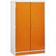 security cabinet / with legs / hinged door / double-door