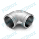 hydraulic fitting / socket / elbow / stainless steel