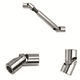 double universal joint / steel / with needle-roller bearing / telescopic