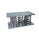 rectangular anti-vibration mount / steel / for machines / spring damper
