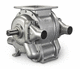 pneumatic conveying rotary valve / for bulk materials / square-flange