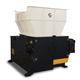 primary shredder / single shaft / for wood / solid & bulk waste
