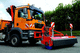 truck-mounted sweeper / for tractors / for loaders / hydraulic