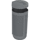 steel waste bin / industrial waste / round lid