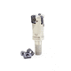 indexable insert milling cutter / with negative insert / face / plunge
