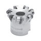 indexable insert milling cutter / face / roughing / plunge