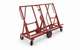 transport cart / metal / panel