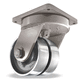 swivel caster / base plate / with ball bearing / very heavy-duty