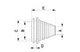 PVC cable grommet / blanked