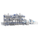 non-woven extrusion line / food / filament / for PP