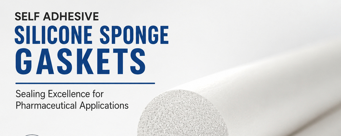 Silicone Sponge Gaskets with Self-Adhesive Backing