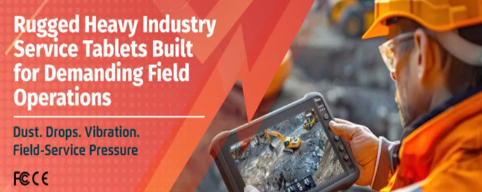 Rugged Heavy Industry Service Tablets Built for Demanding Field Operations