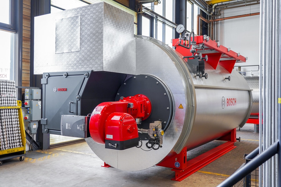 Hybrid steam boiler from Bosch uses green electricity - Nürnberger Str ...