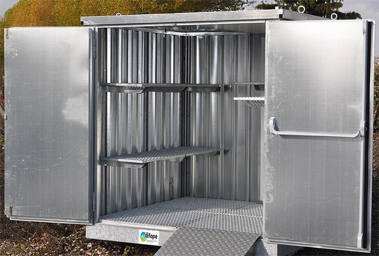 DIFOPE extends its range of outdoor storage shelters Rue de la Clyde, 44750 Campbon, France