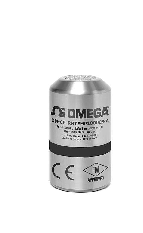 Intrinsically Safe Temperature and Humidity Data Logger OMEGA