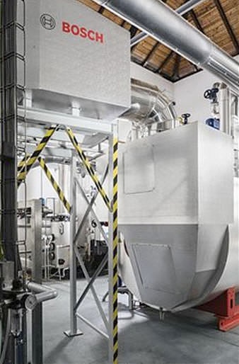 New steam boiler from Bosch saves up to 16 percent energy costs