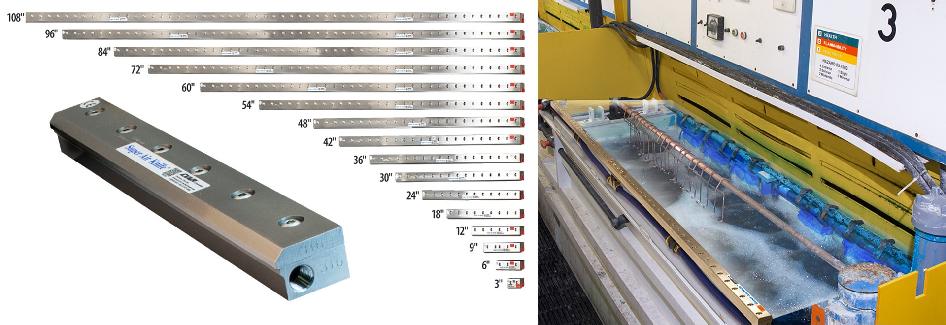 EXAIR’s Super Air Knife Intelligent Use of Compressed Air 11510