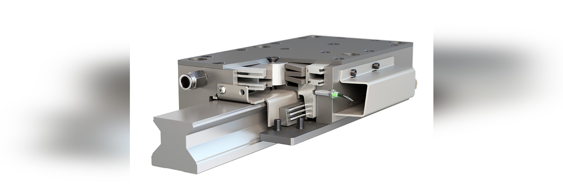 Pneumatic safety brakes with the same power as hydraulics