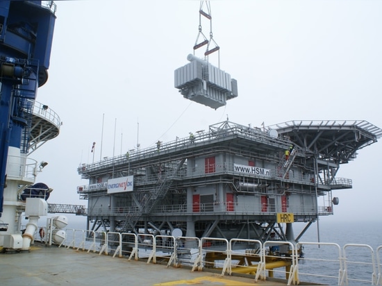 KOLEKTOR ETRA transformer for offshore wind platform in the North Sea SANERGRID