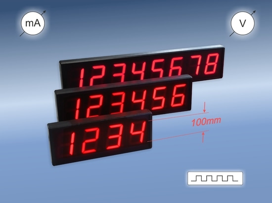 Analogue input for digital displays