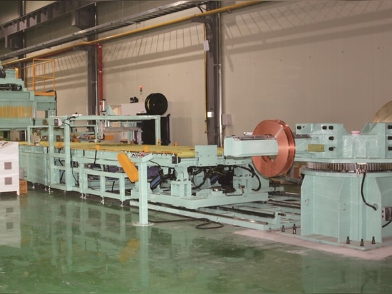 Automatic steel coil packing and stacking line