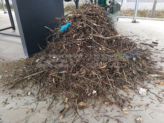 Garden Waste Shredder Double Shaft in North China