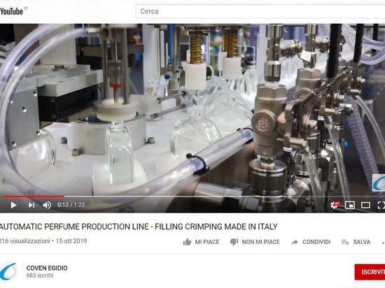 AUTOMATIC PERFUME PRODUCTION LINE