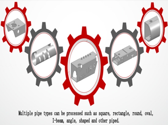 Pipe cutting machine for different type pipes