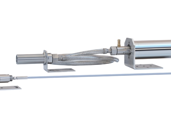 Infrared radiation pyrometer for  non-contact temperature measurement  in steel industry