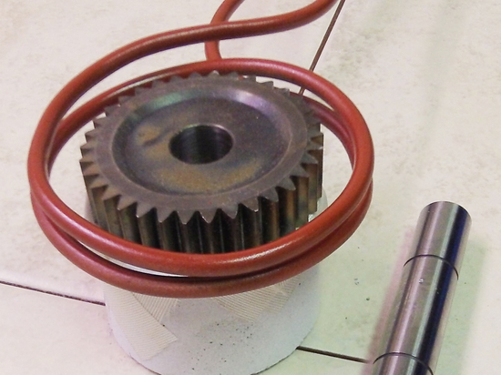 Shrink fitting with induction heating