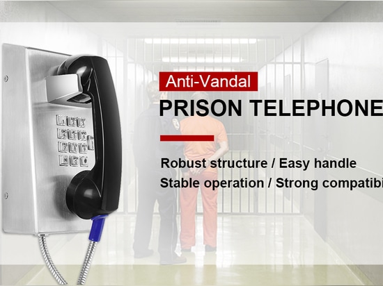 J&R Anti-Vandal Prison Telephone Installed in Dijon, France