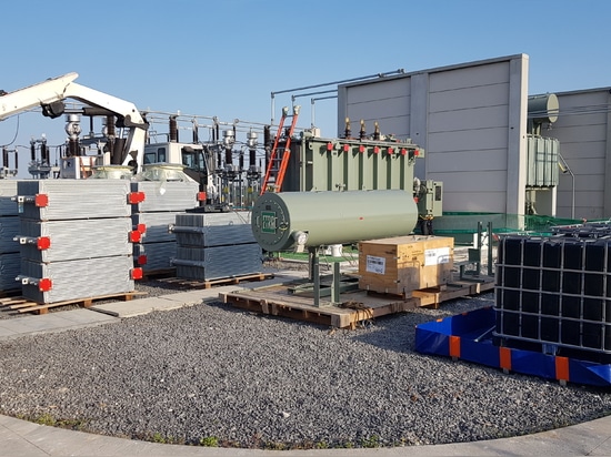 Installation of an 63KV 40MVA ONAN/ONAF oil-filled power transformer