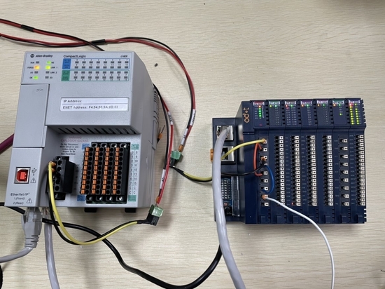 ODOT CN-8034 EtherNET/IP adapter test with AB PLC