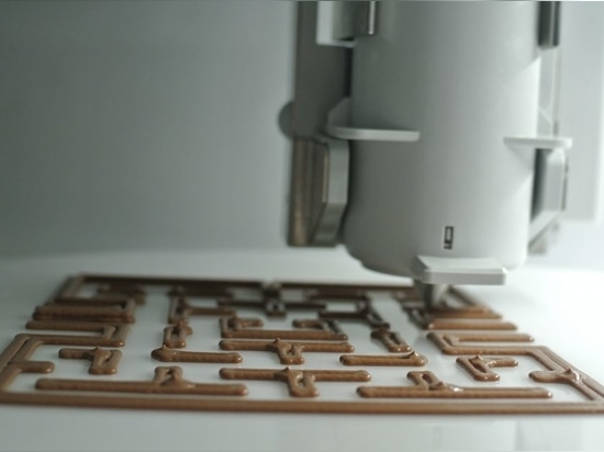 chocolate Pac-Man maze printing