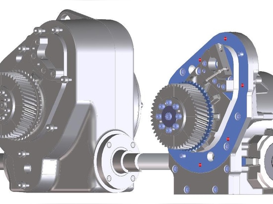 Application example SPN worm gear for weaving mashine