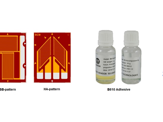 High-Precision Strain Gauges and Adhesive for Sensor Manufacturing