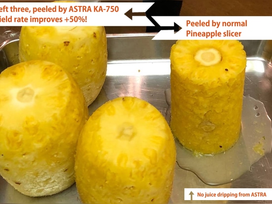 Astra Releases Peeling Machine KA-750 for Soft Core Pineapples