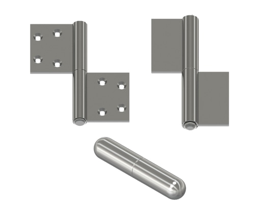 welding and extractable hinges