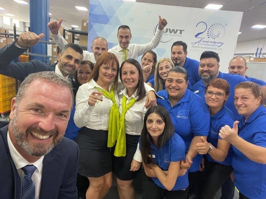 Team Adpro with founder Uwe Niekrawietz