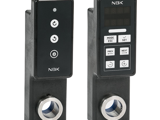 NBK's wireless positioning units automate changeovers and positioning in production lines