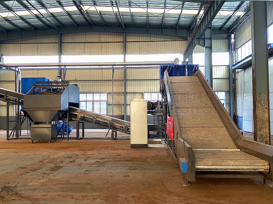 Bulky Waste Crushing and Sorting Line in Jiangsu, China