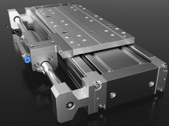 External parking brake on a profiLINE 140 linear unit.