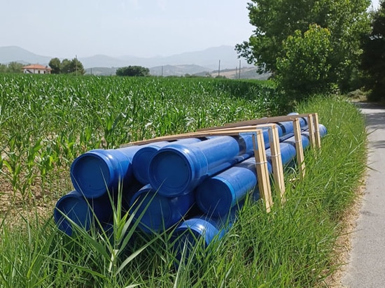 The polymer alloy piping system FITT Bluforce RJ for the Piana dell’Alento valley in the Cilento region